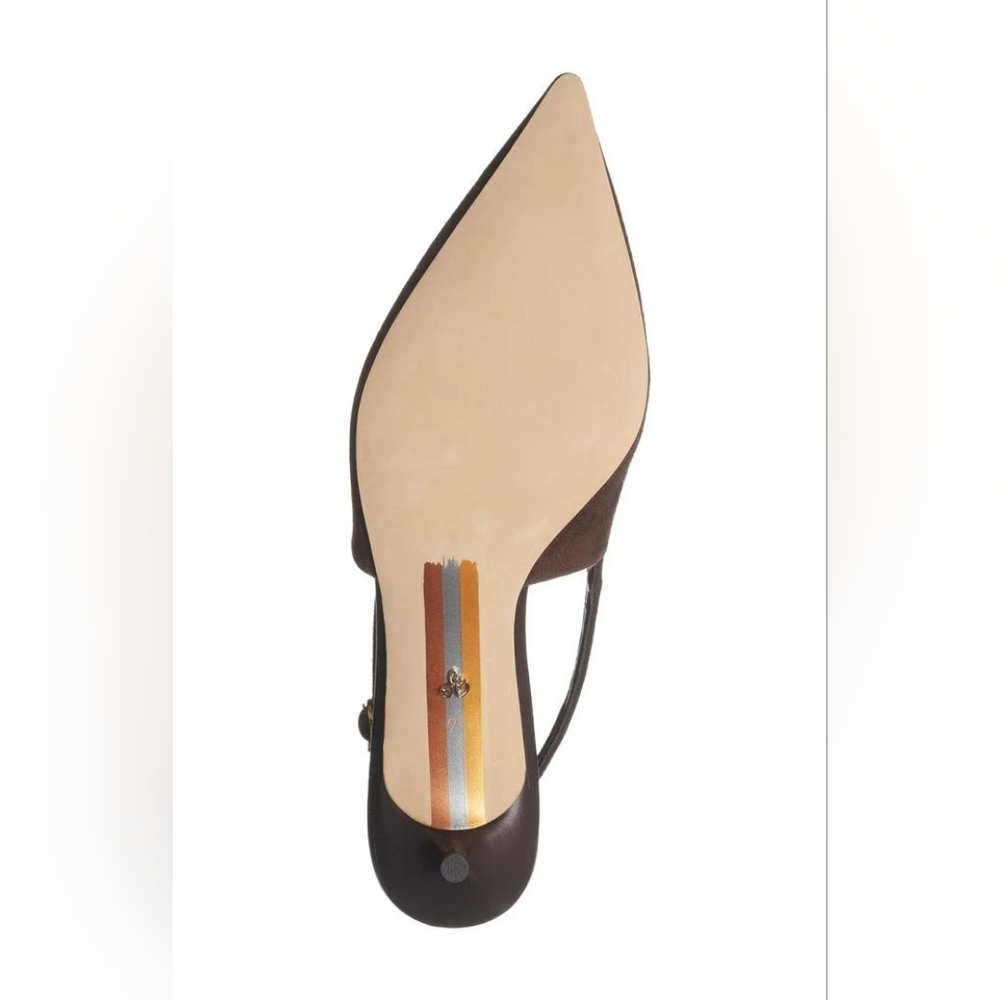 Sam Edelman Women’s Farrah Kitten Heel Pointed Toe Slingback Pump. Size 11. - Picture 6 of 7